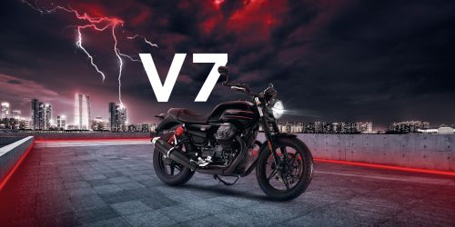 The Authentic Premium Italian Motorcycle Cruiser, Moto Guzzi V7 Stone now in a Special Edition Version, with heightened Performance and Breathtaking Design